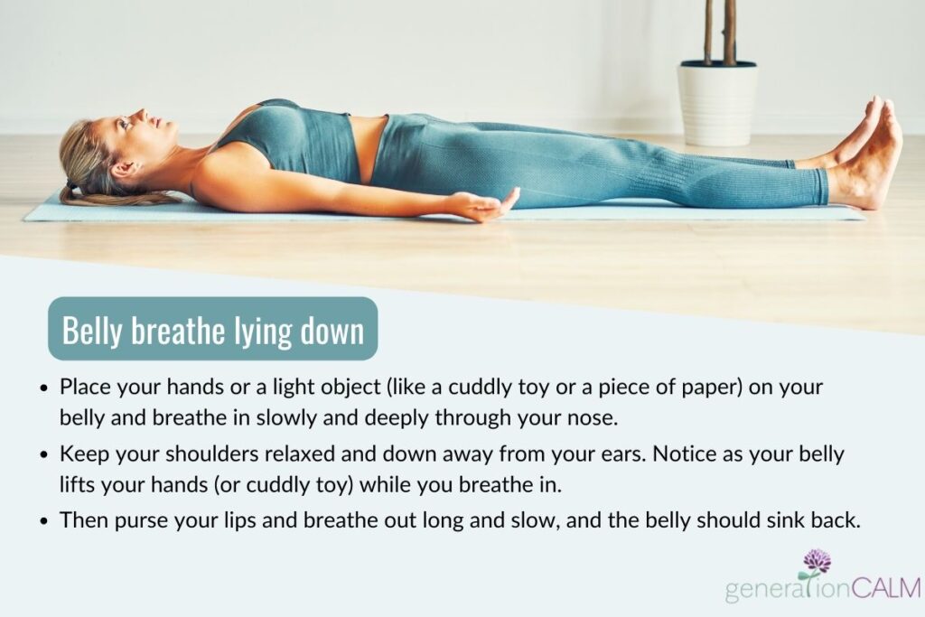 deep breathing exercises lying down